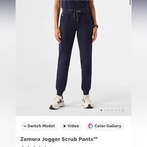Figs Zamora Jogger Scrub Pants - XS Navy